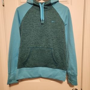 Nike Womens Pull over Hoodie Blue Size Medium